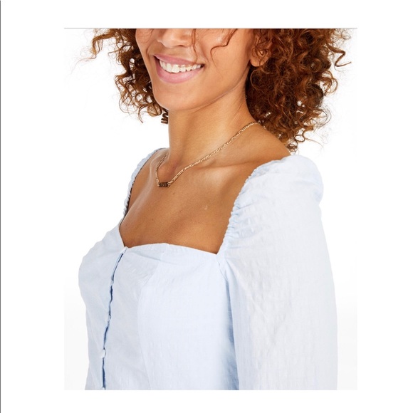 Sweetheart Button Blouse - Picture 3 of 3